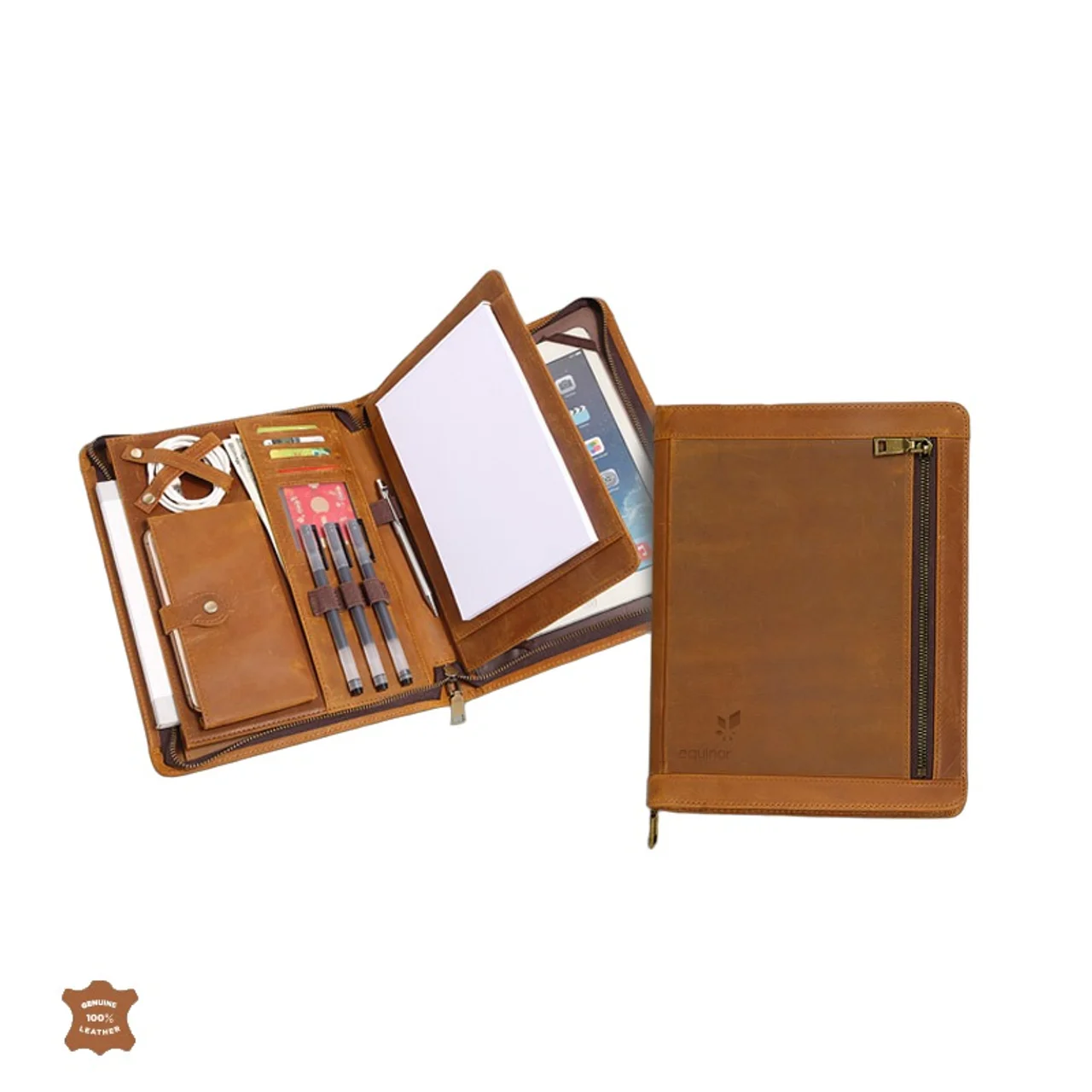 Hovedproduktbilde for 25-47-drc-9927 Tarim Retro Lær Dokumentmappe