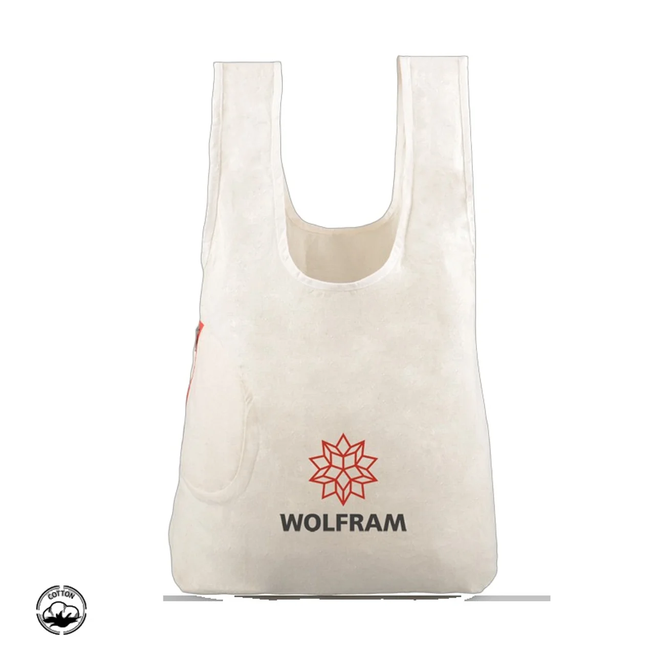 Hovedproduktbilde for 25-47-drc-9949 Cedar Bomull Sammenleggbar Shoppingbag