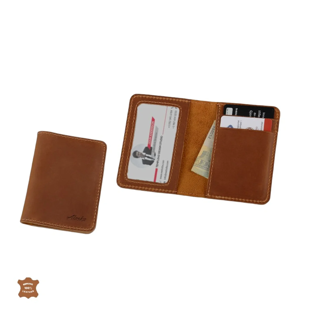 Hovedproduktbilde for 25-47-drc-9990 Kuqa Skinn Kortholder