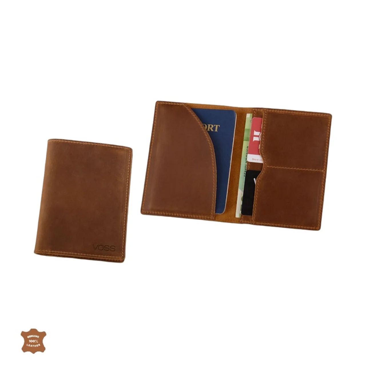 Hovedproduktbilde for 25-47-drc-9993 Gamlefoss Lær Passholder