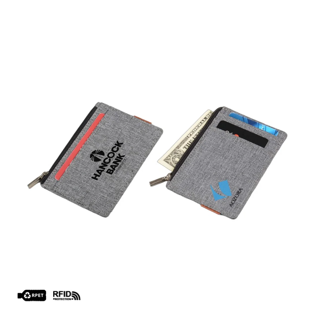 Hovedproduktbilde for 25-47-drd-5024 Falls RPET RFID Kortholder med Glidelås