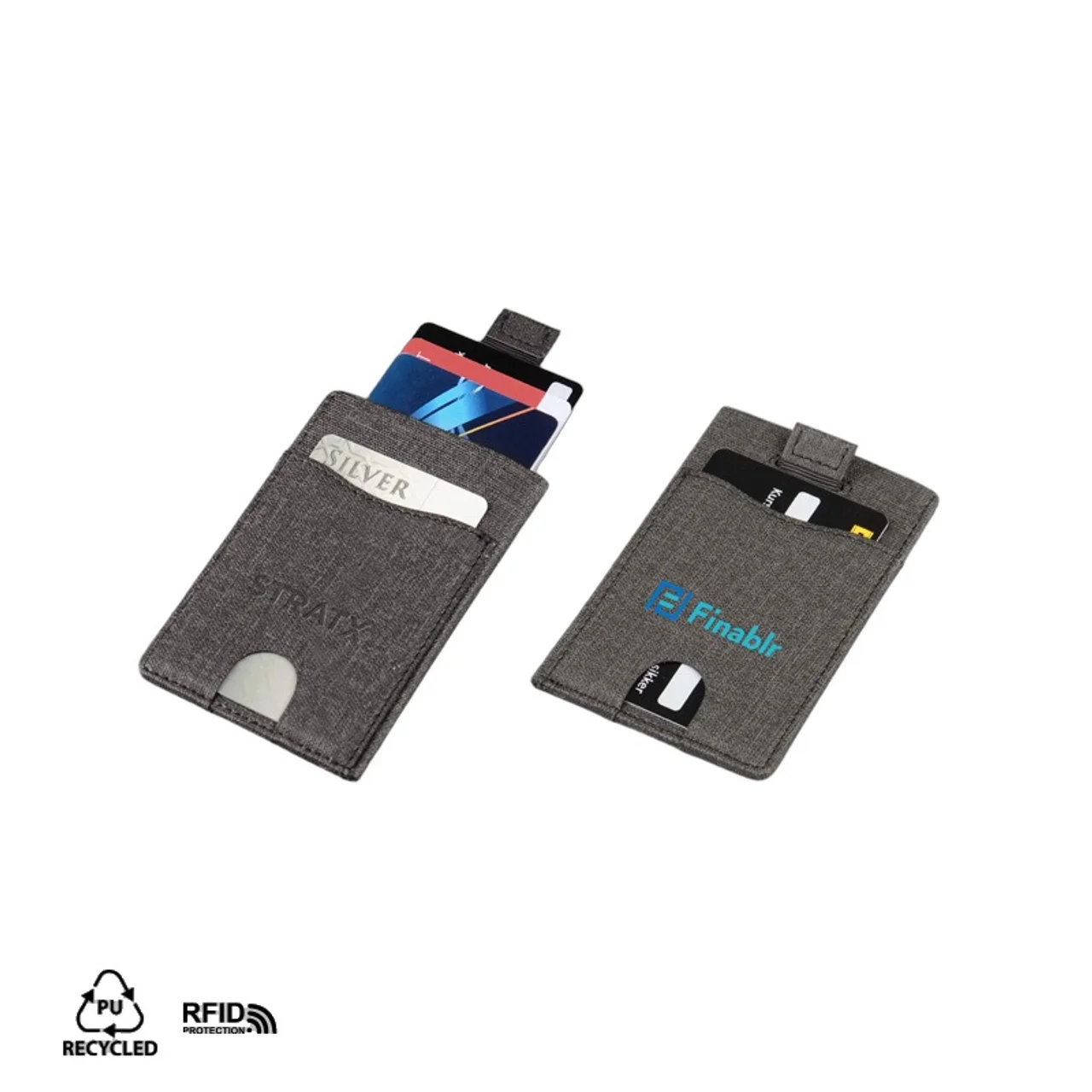 Hovedproduktbilde for 25-47-drd-5026 Kaur Resirkulert PU Lær RFID Kortholder