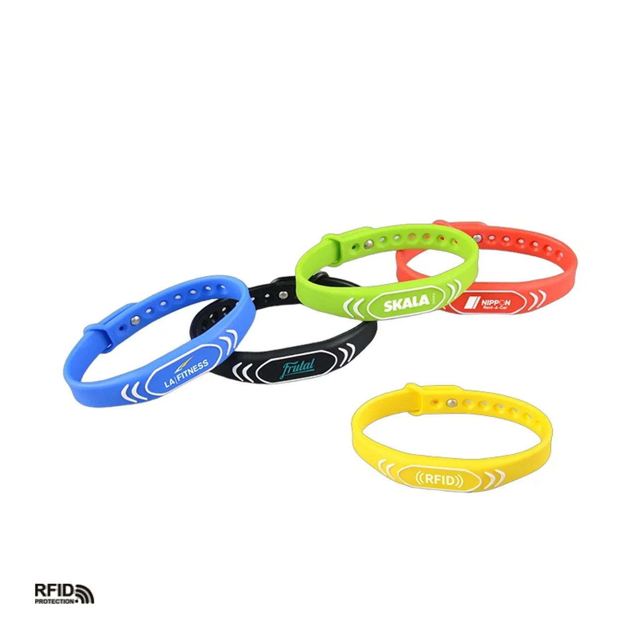 Hovedproduktbilde for 25-47-drd-5370 Trier Silikon RFID Justerbart Armbånd
