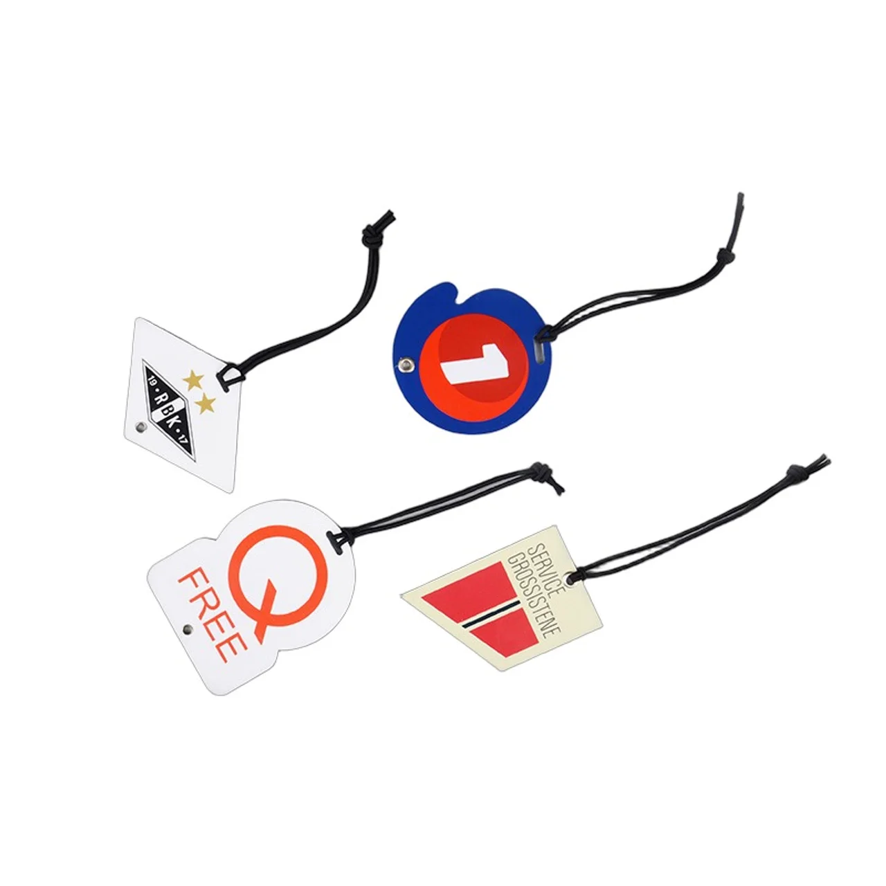 Hovedproduktbilde for 25-47-drd-5414 Egen Form Dobbel PVC Bagasjelapp