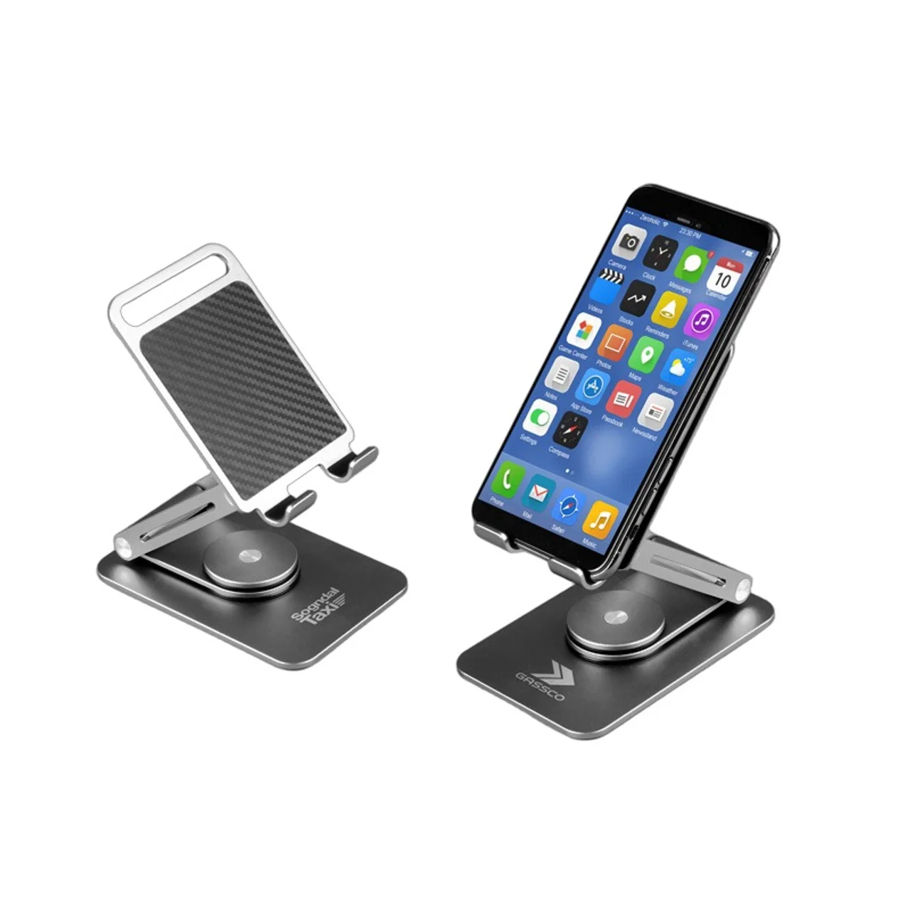 Hovedproduktbilde for 25-47-drd-5742 Sienna Aluminium Roterede Stativ til Telefon og Tablet