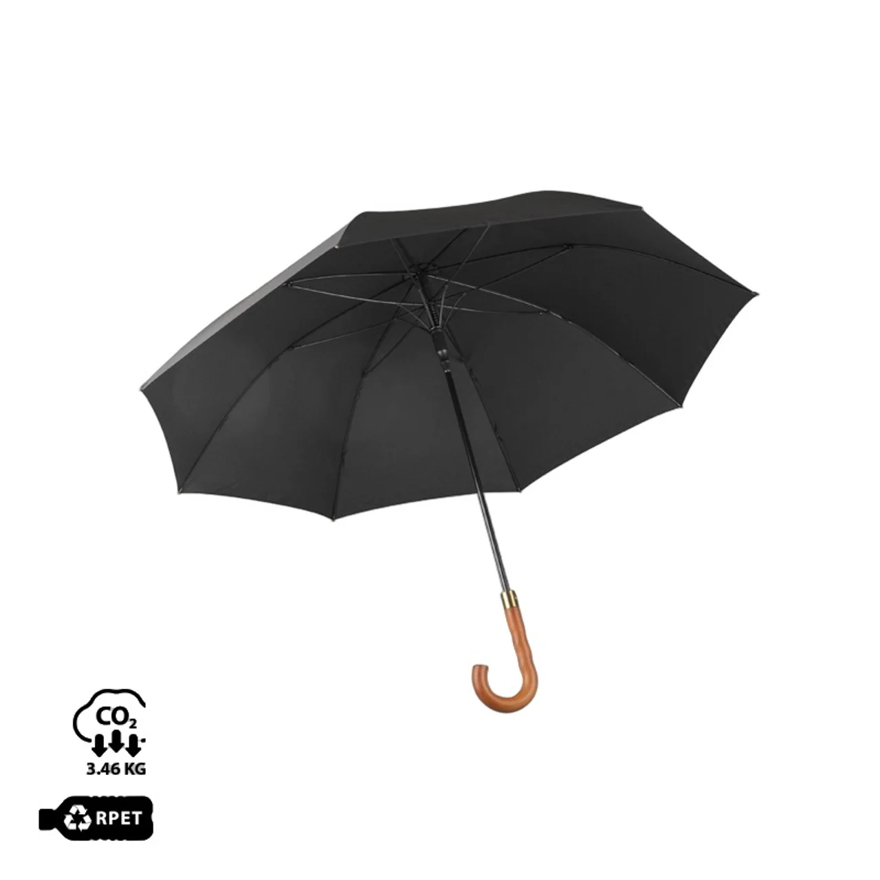 Hovedproduktbilde for 25-47-drd-5837 Onera RPET 27” Stormsikker Paraply med Trehåndtak