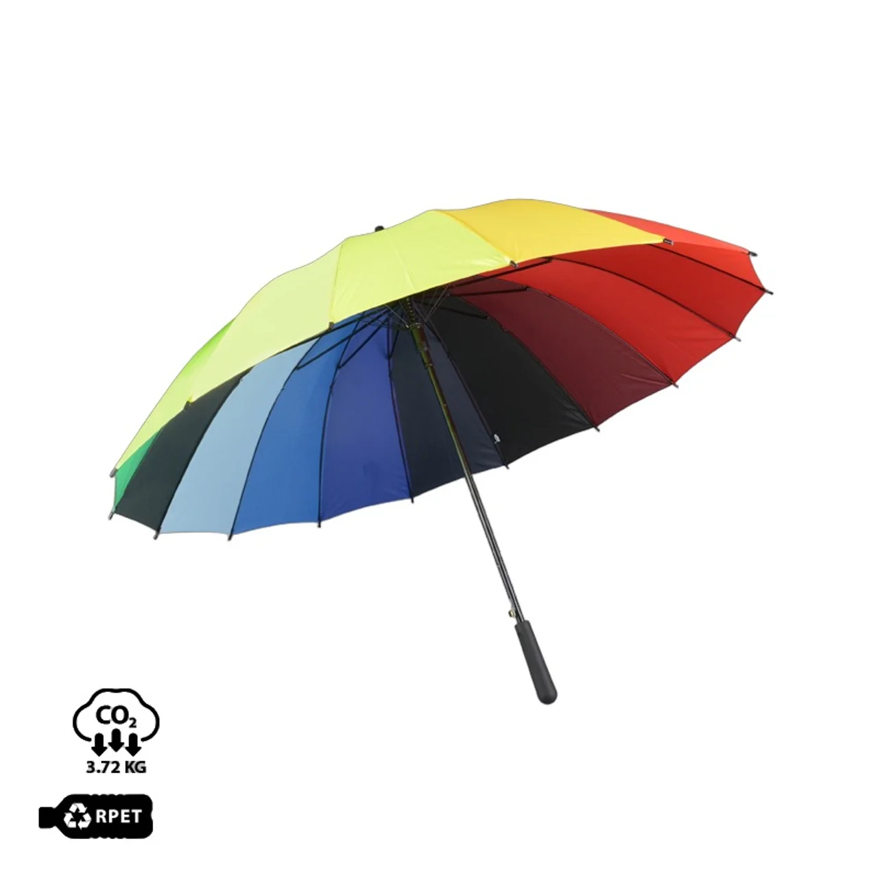 Hovedproduktbilde for 25-47-drd-5840 Raval RPET 27” Regnbue  Stormsikker Paraply