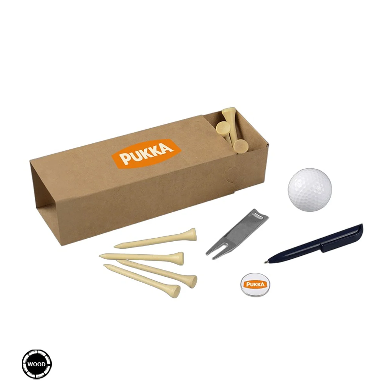Hovedproduktbilde for 25-47-drd-6059 Albatross Golf Tilbehørssett i Papireske