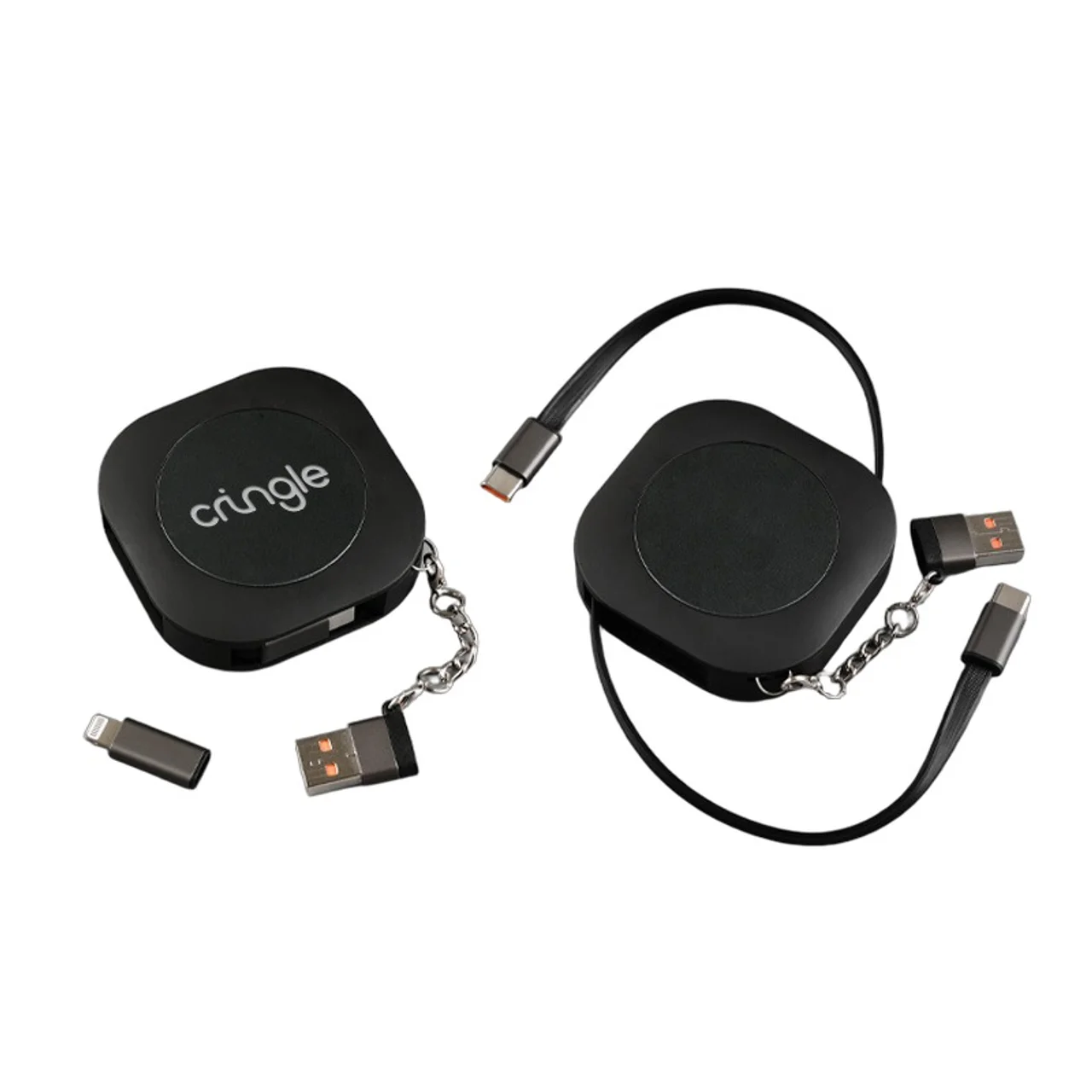 Hovedproduktbilde for 25-47-drd-6197 Granborg 4-i-1 Opprullet Ladekabel