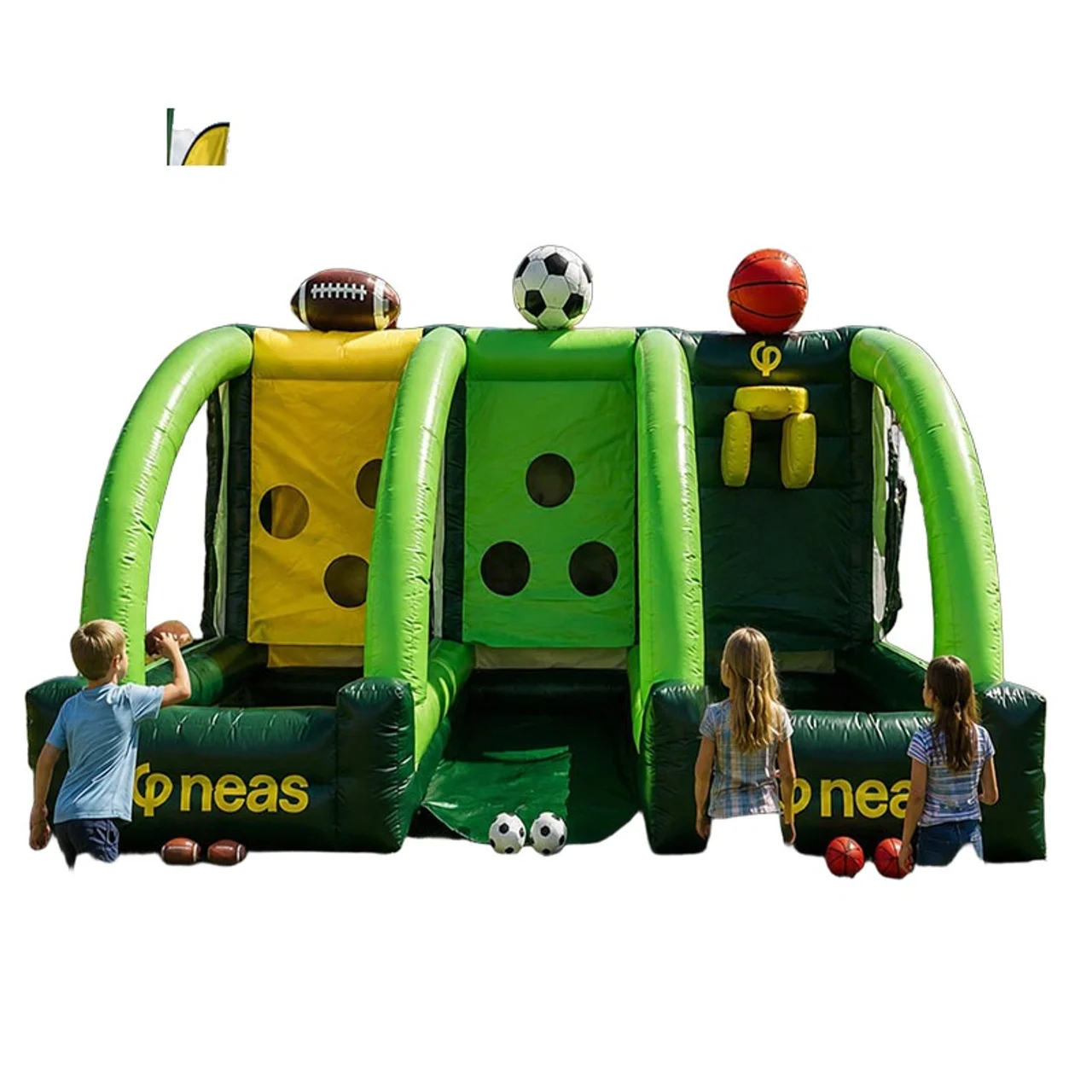 Hovedproduktbilde for 25-47-drd-6242 Cascais PVC Oppblåsbart 3-i-1 Sportsspill
