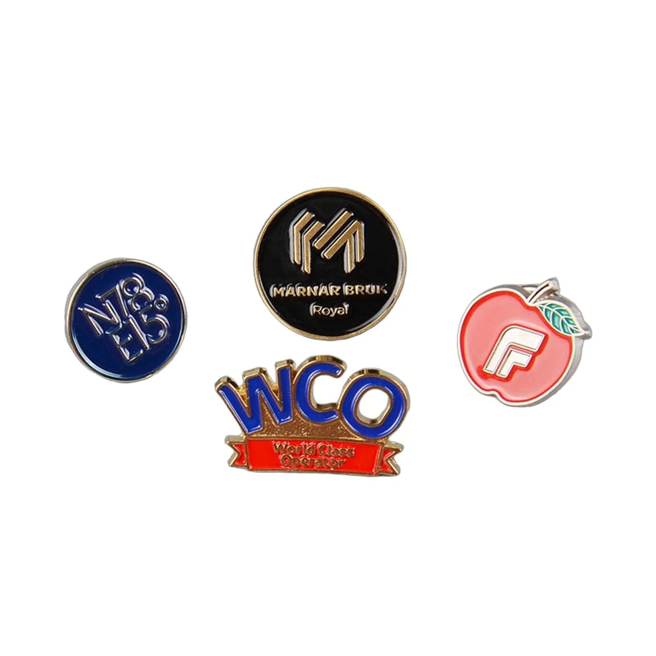Hovedproduktbilde for 25-47-xww-2566 Aurea Kobber og Emalje Pins