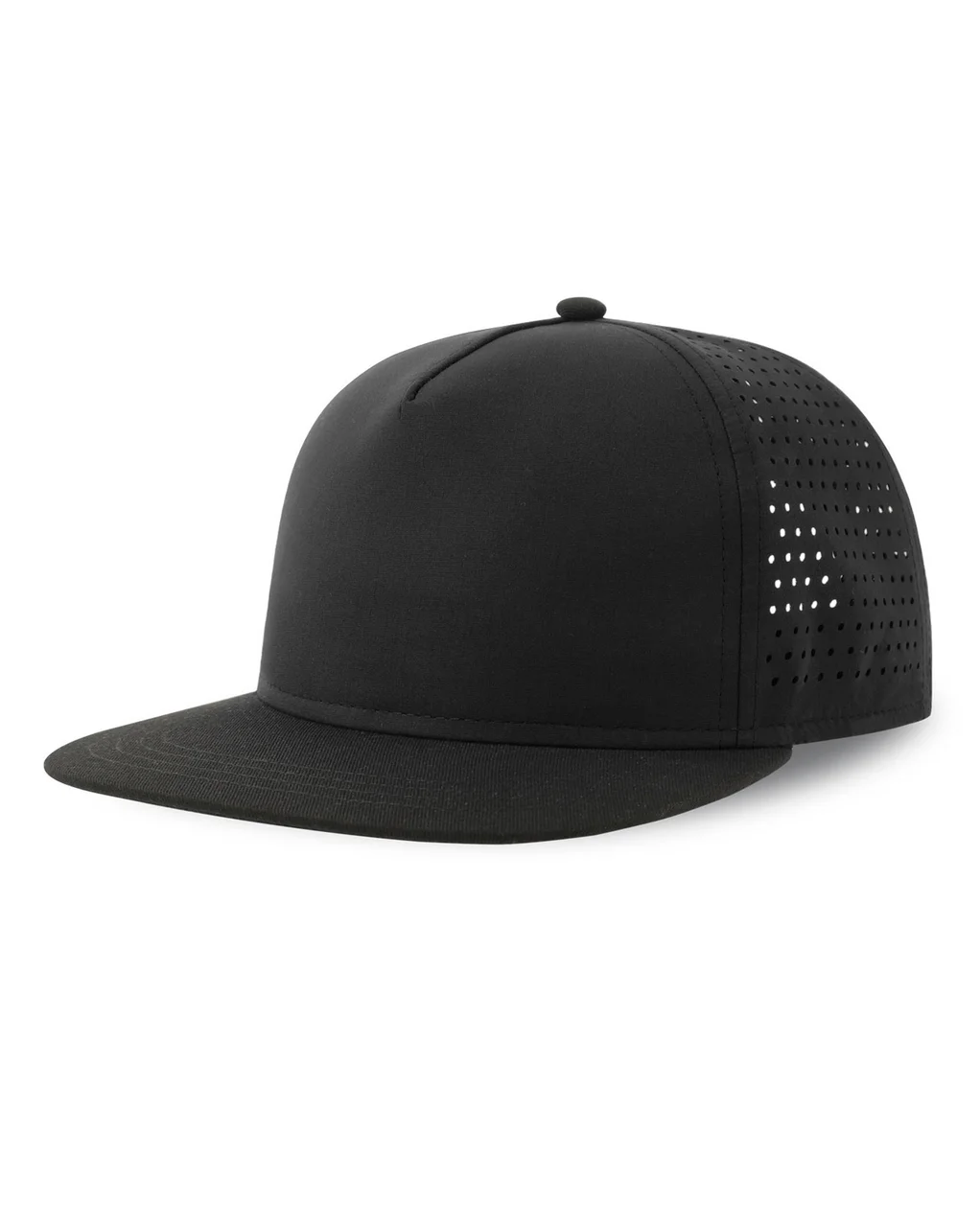 Hovedproduktbilde for Black Atlantis Bank Five-S Resirkulert Polyester Caps
