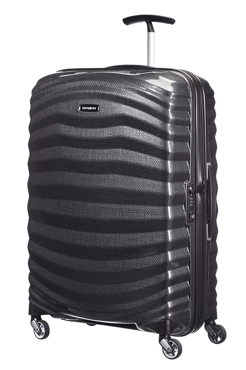 Hovedproduktbilde for Black Samsonite Lite-Shock Koffert med 4 Hjul 69 cm
