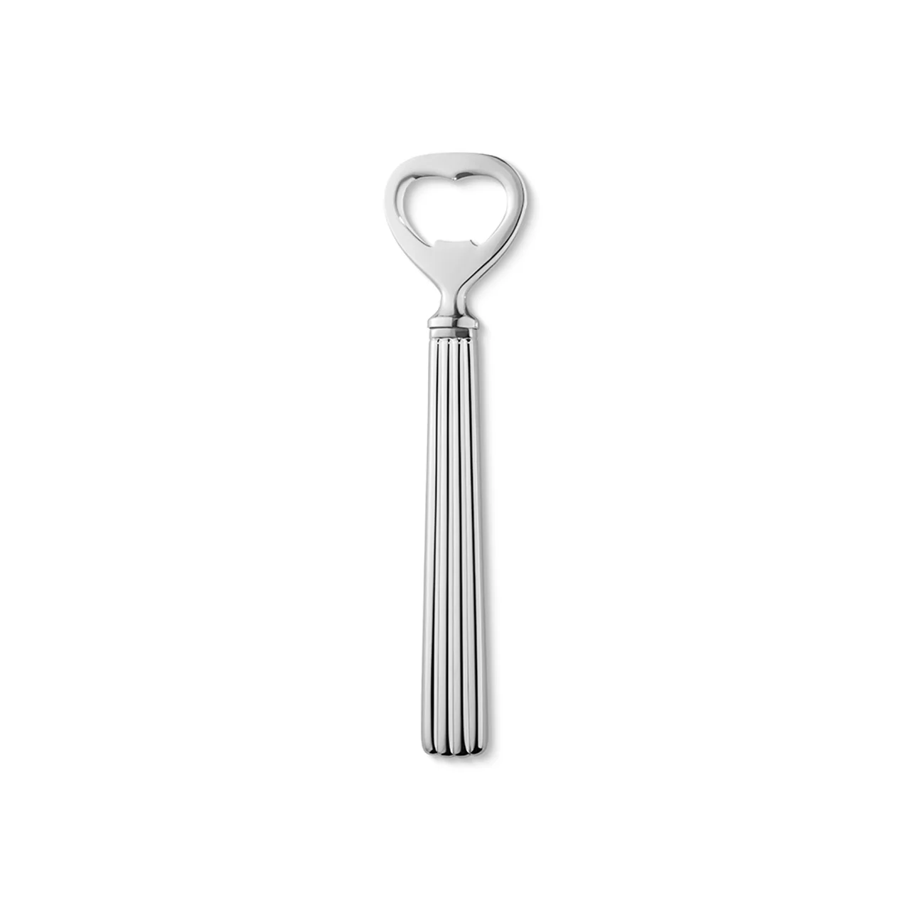 Hovedproduktbilde for Blankpolert Stål Georg Jensen Bernadotte Flaskeåpner