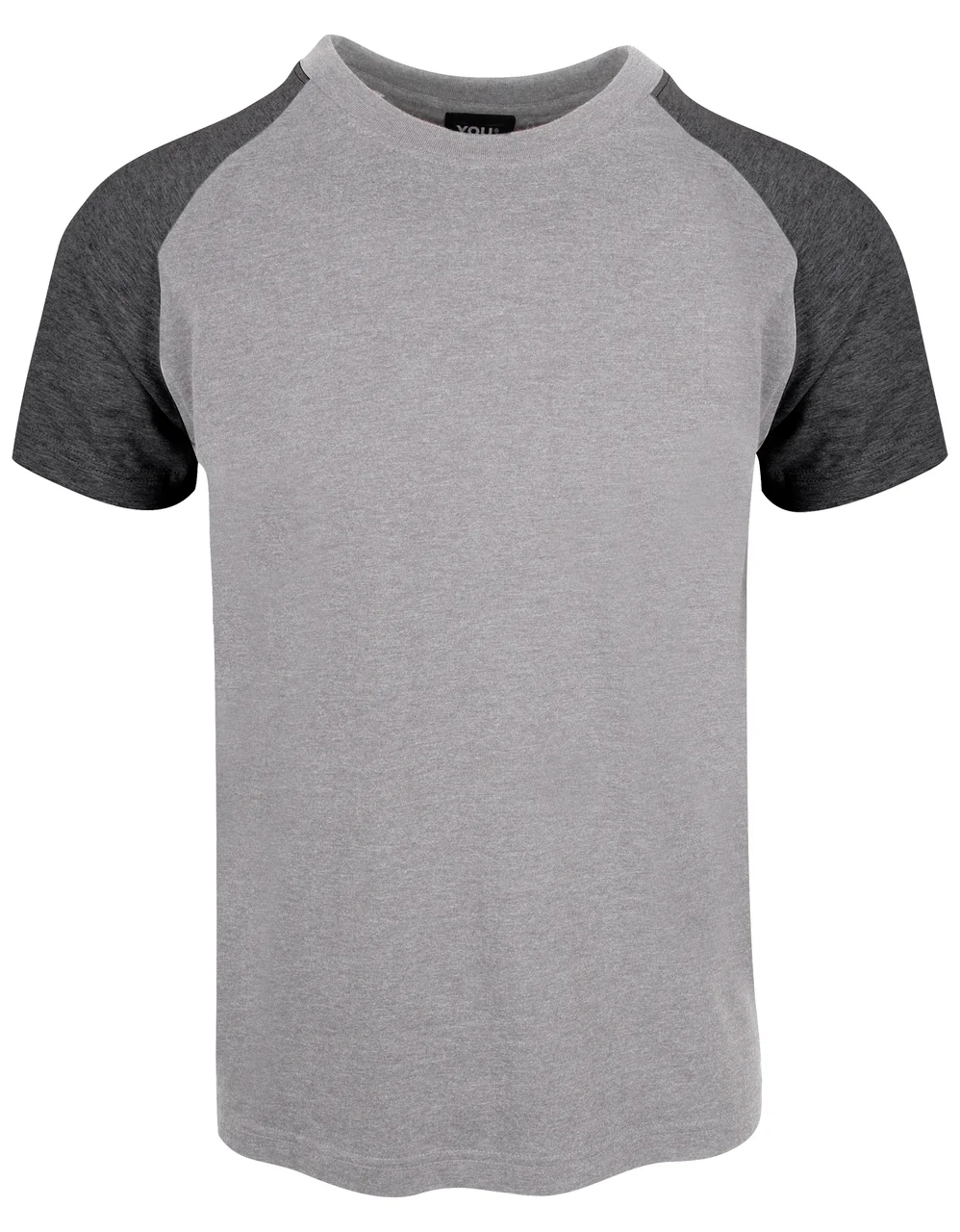 Hovedproduktbilde for Grå/Koks You Classic Raglan T-skjorte