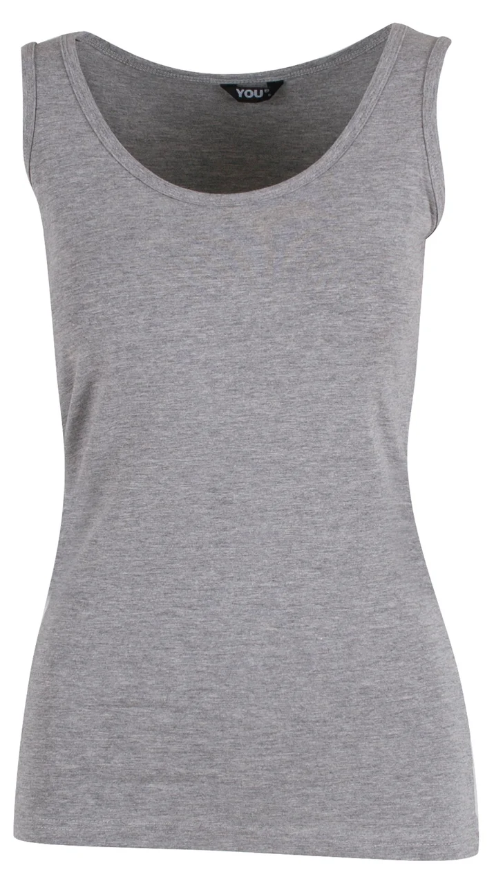 Hovedproduktbilde for Gråmelert You Regina Tanktop Dame