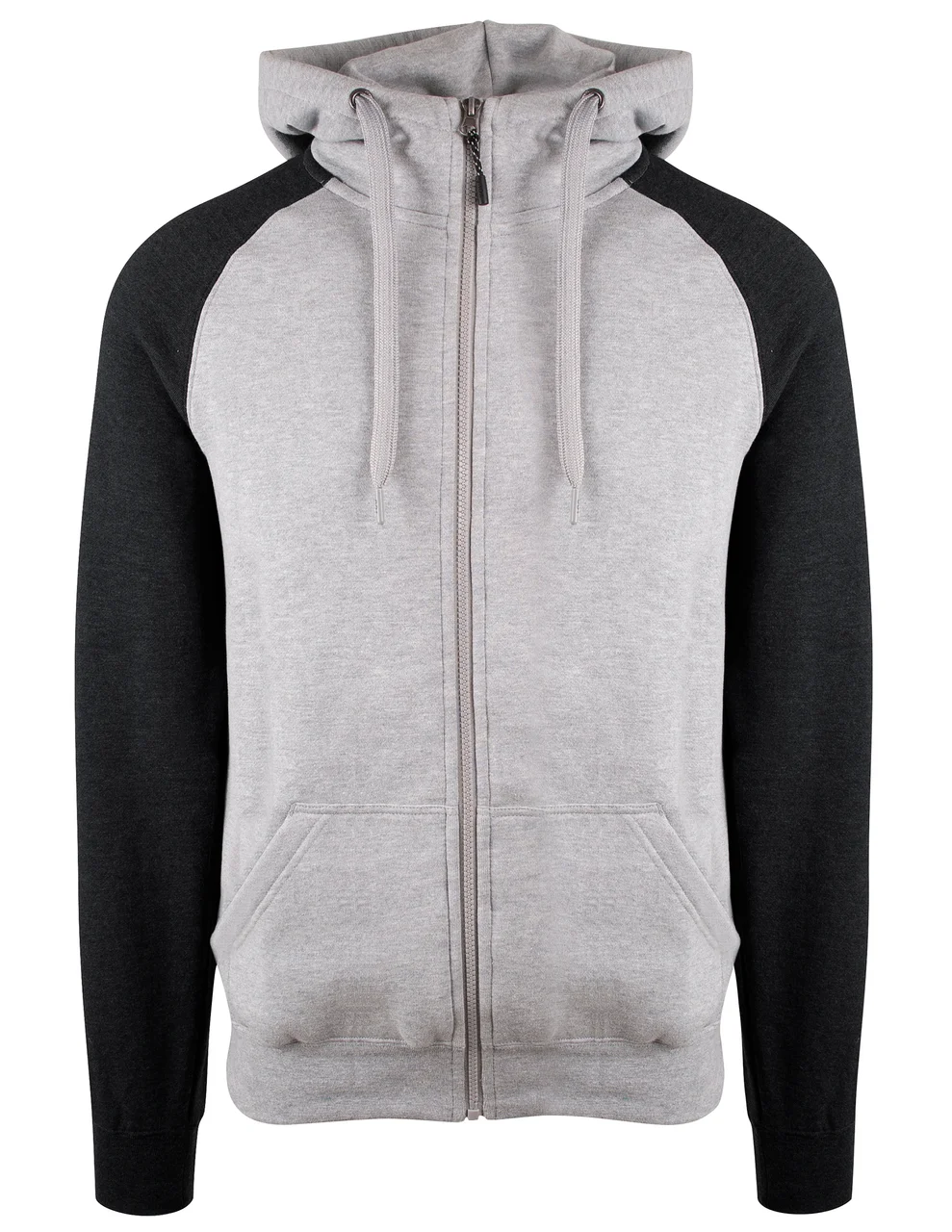 Hovedproduktbilde for Gråmelert/Koksmelert You Bronx Raglan Hettejakke