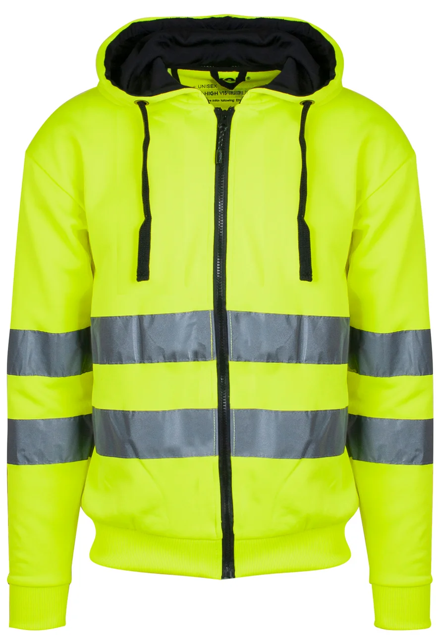 Hovedproduktbilde for Safety Gul You Aalborg Hettejakke med Refleks