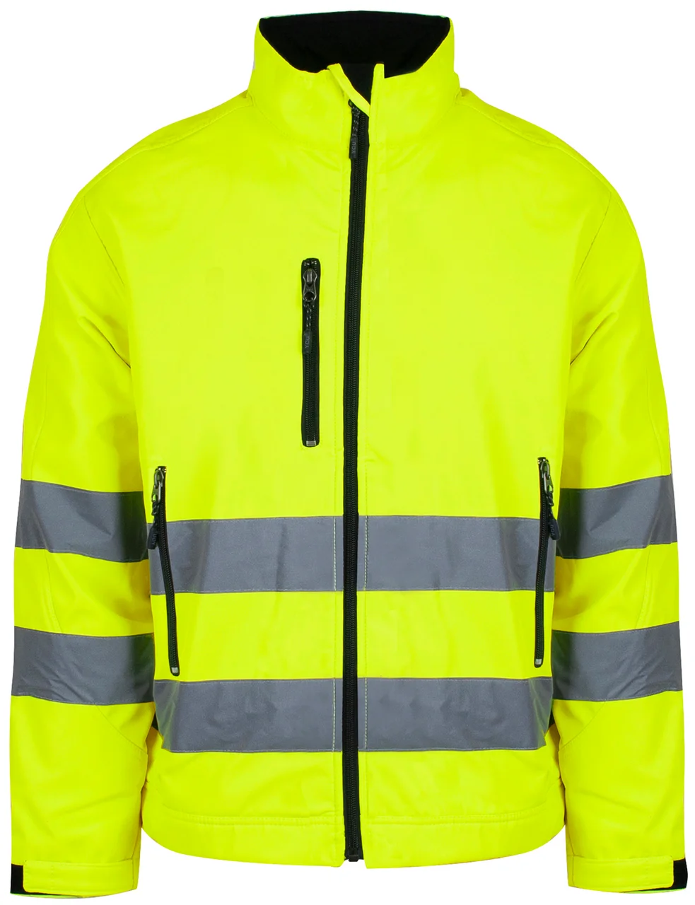 Hovedproduktbilde for Safety Gul You Lysekil Refleks Softshelljakke