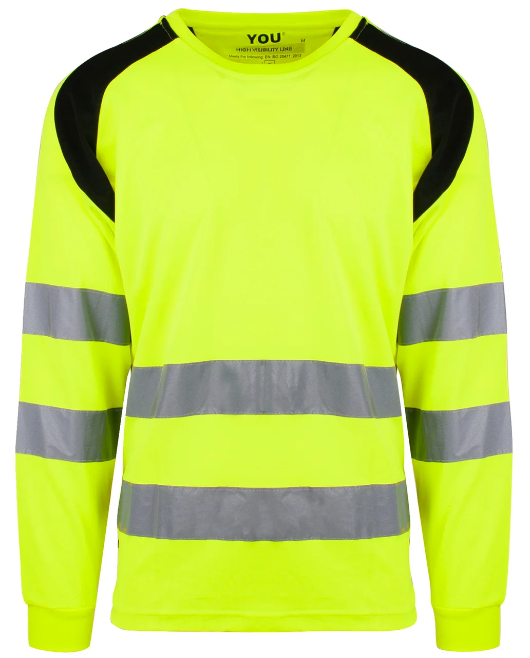 Hovedproduktbilde for Safety Gul You Lund Refleks Langermet  T-skjorte
