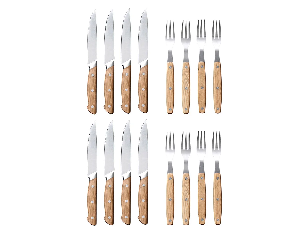 Hovedproduktbilde for 35-181-33834 Morsø Foresta Eik 16 deler Grillbestikk