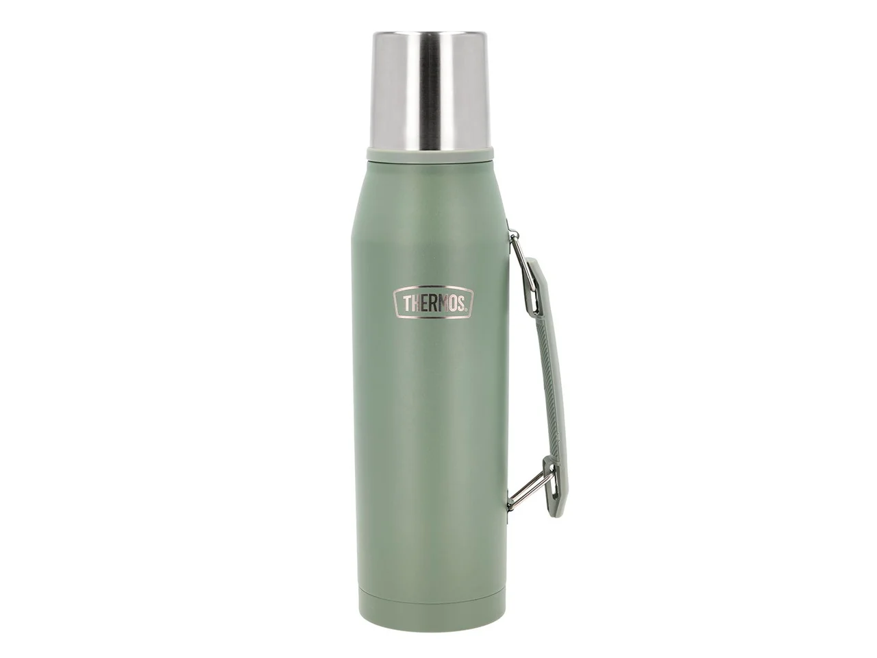 Hovedproduktbilde for Grønn Thermos 1,3 L Termoflaske med Drikkekopp