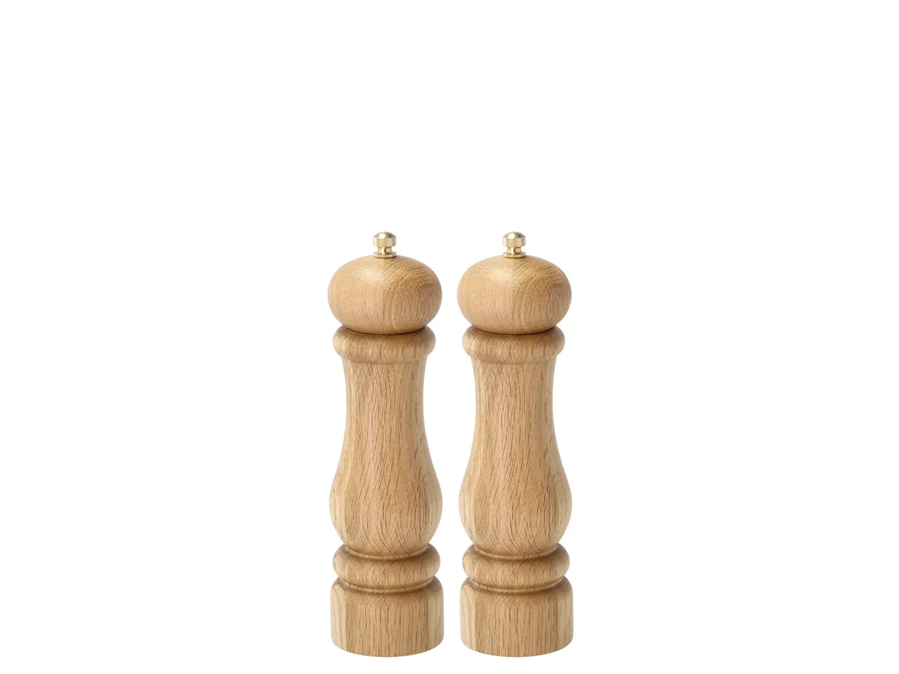 Hovedproduktbilde for Natur Pillivuyt Gourmet Douron Eik 20 cm Salt- og Pepperkvern Sett