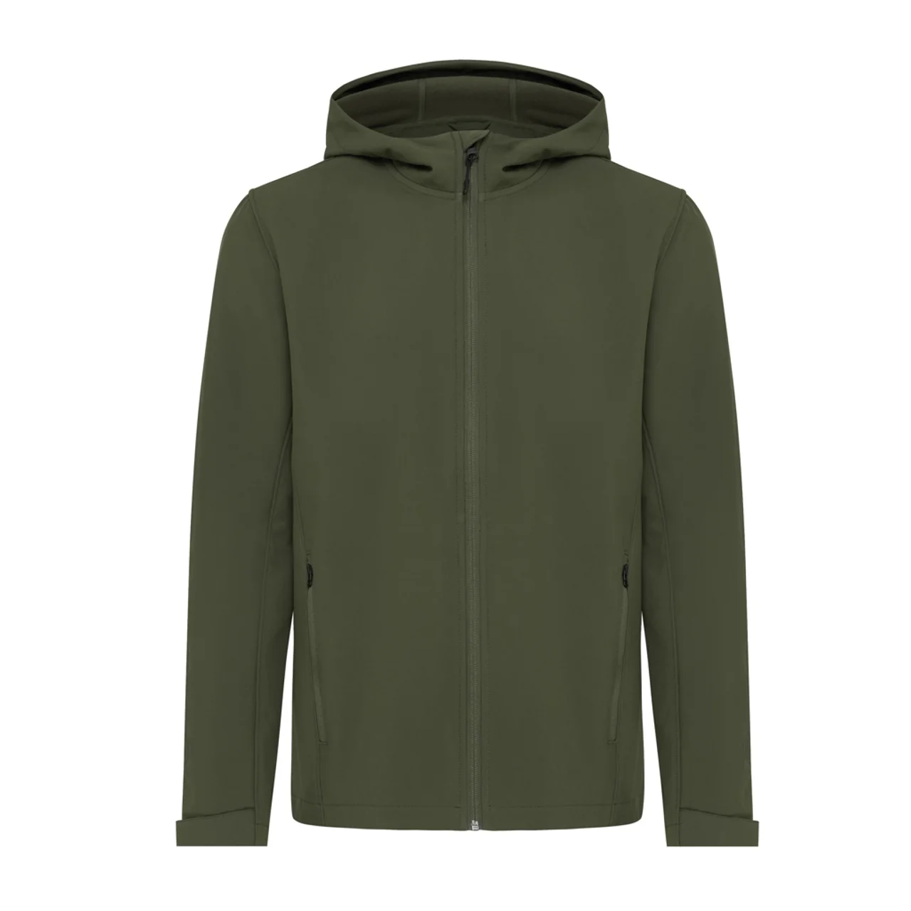 Hovedproduktbilde for Khaki iqoniq Makalu Resirkulert Polyester Softshelljakke