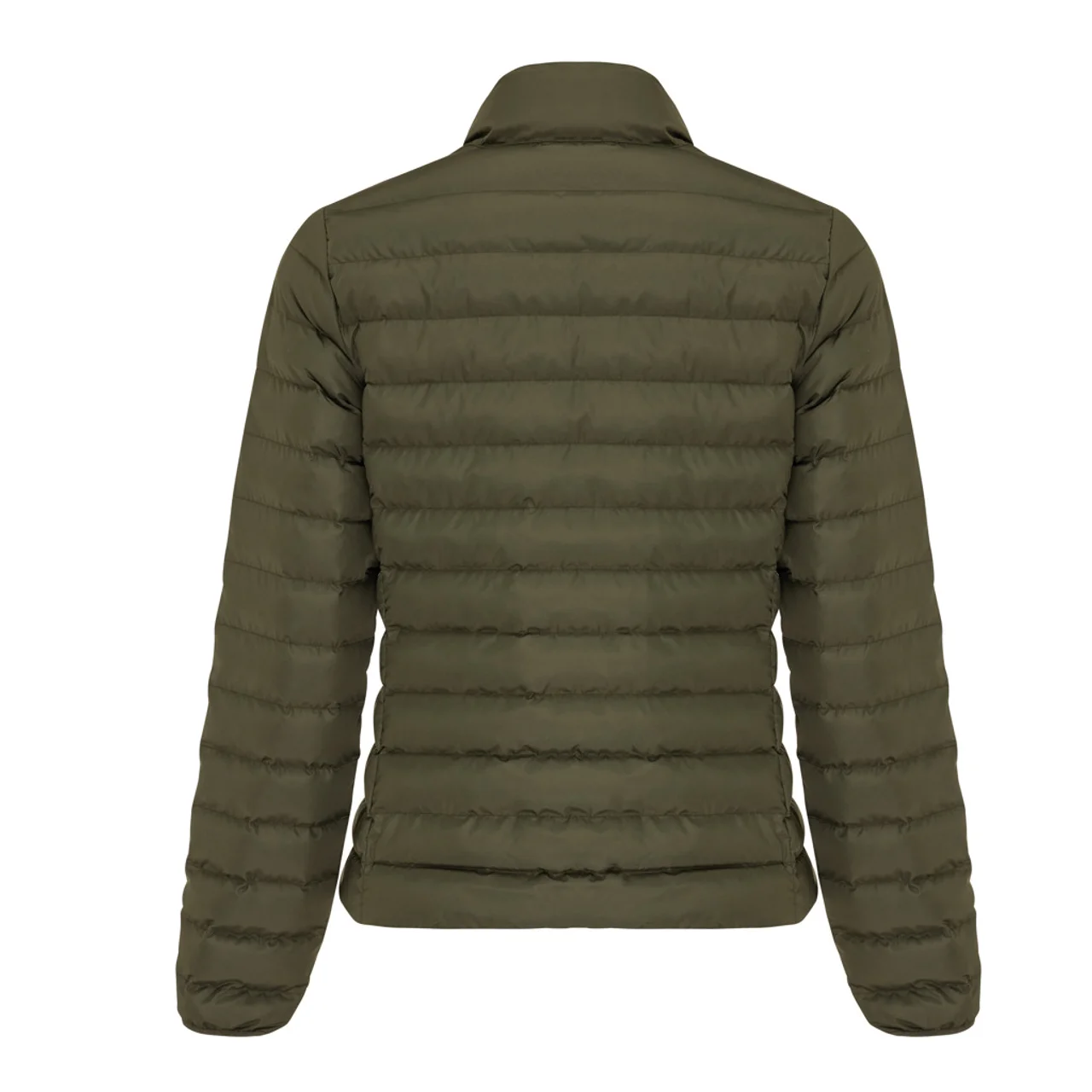 Hovedproduktbilde for Khaki iqoniq Maiko Resirkulert Polyester Vattert Jakke Dame