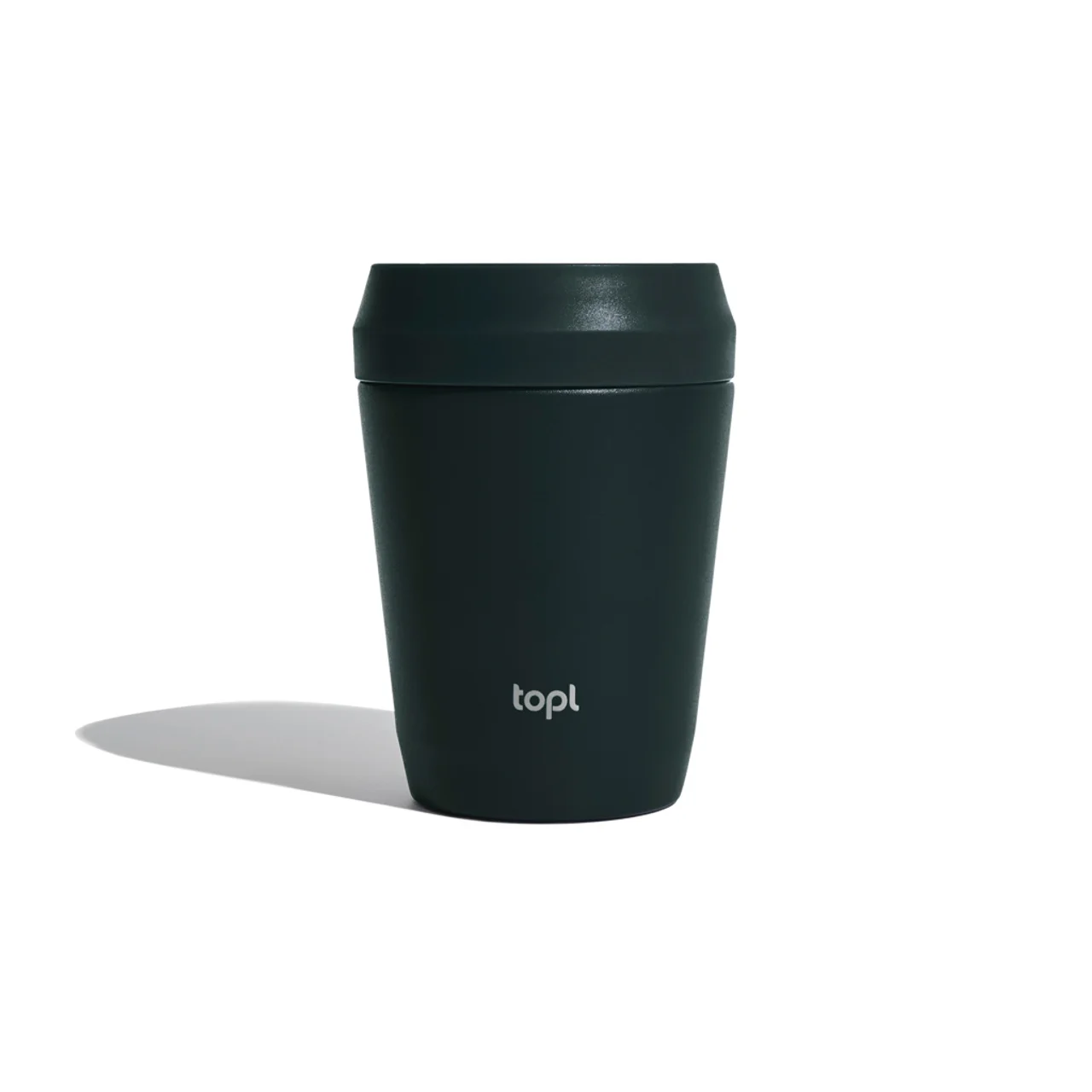 Hovedproduktbilde for Grå Topl To Go 235 ml Resirkulert Stål 360° Lokk  Termokopp