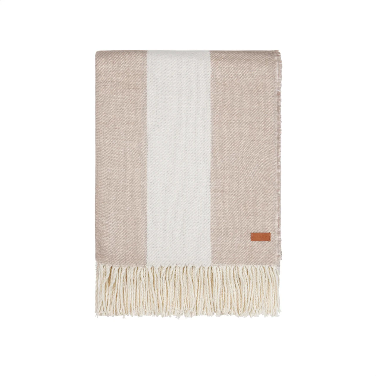 Hovedproduktbilde for Beige Vinga Tella AWARE Polylana® Pledd