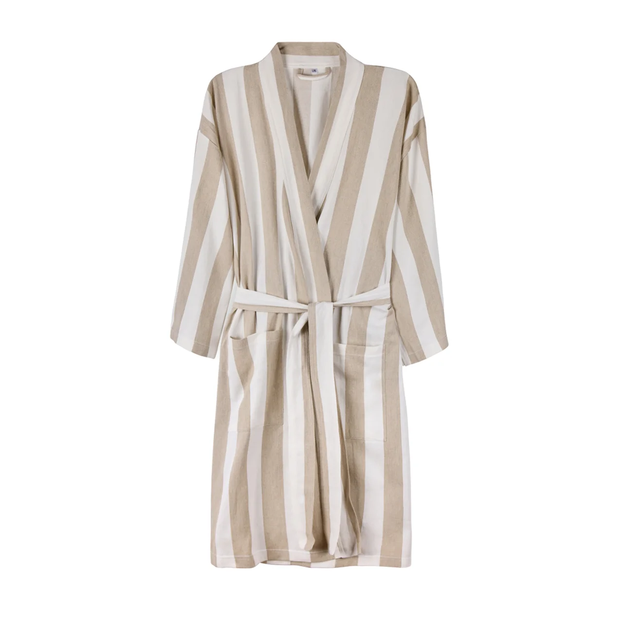 Hovedproduktbilde for Beige Vinga Ornos GRS Resirkulert Bomull og Polyester Hamam S/M Badekåpe