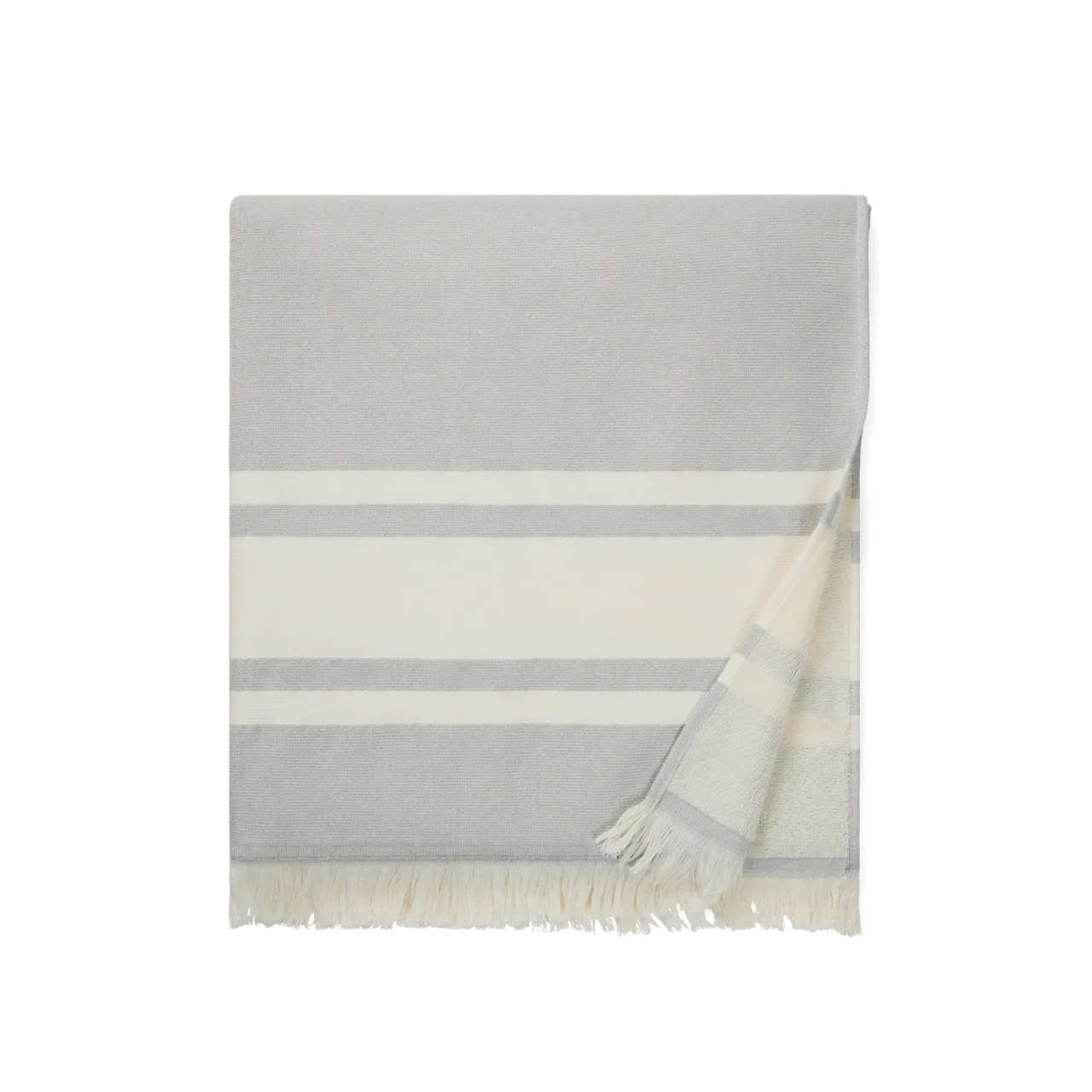 Hovedproduktbilde for Grå Vinga Tolo Hamam 580 g/m2 80x180 cm Frottéhåndkle Håndkle