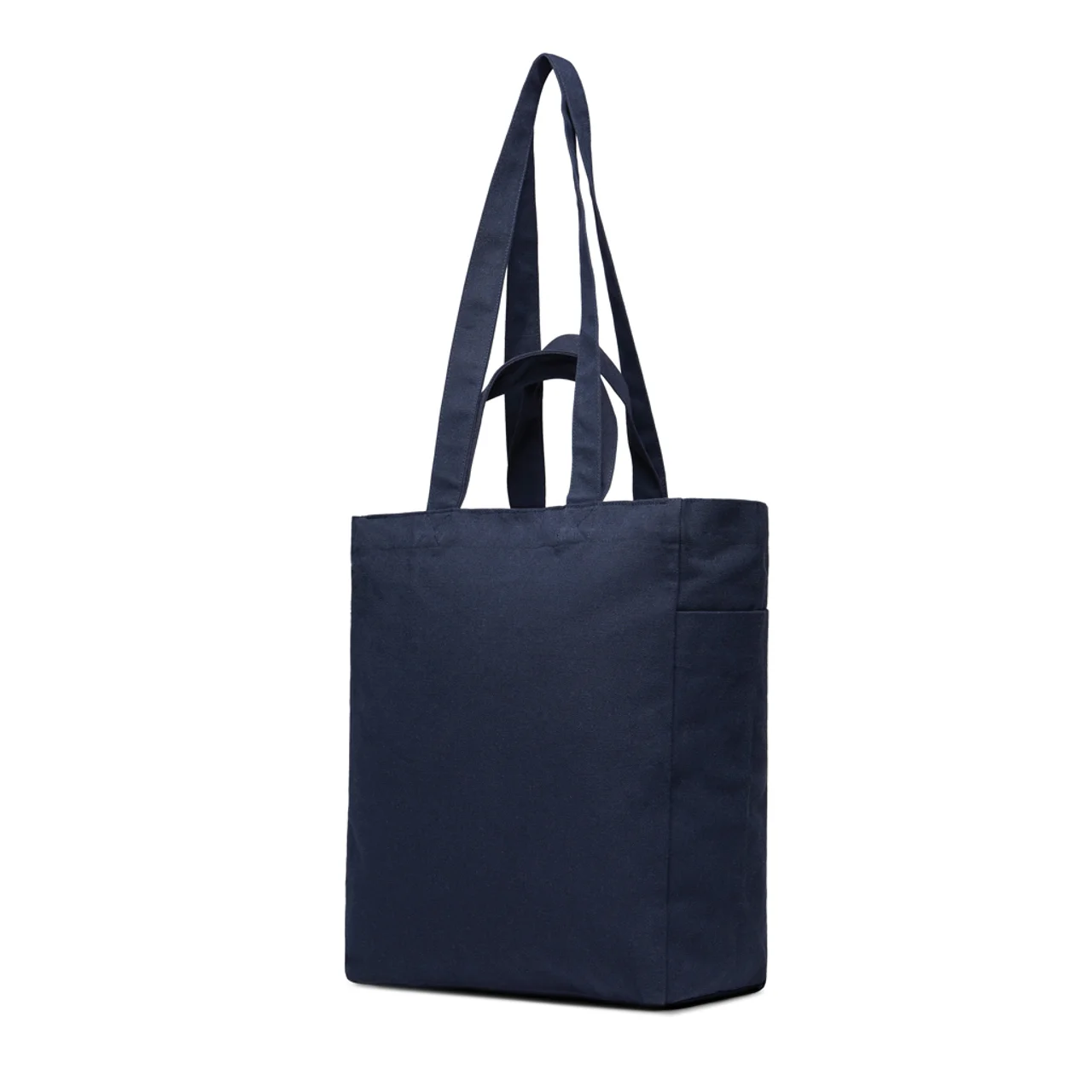 Hovedproduktbilde for Marinblå Vinga Hilo AWARE Resirkulert Canvas Totebag med Glidelås