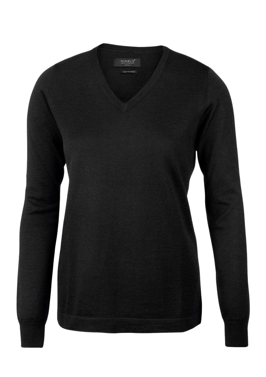 Hovedproduktbilde for Black Nimbus Ashbury Merinoull  Strikkegenser Dame