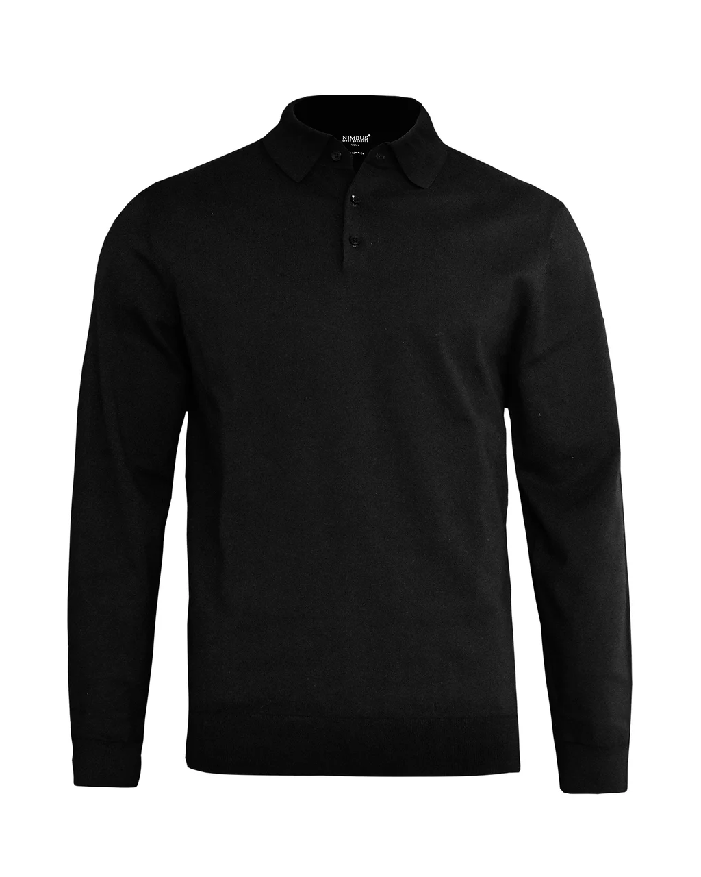 Hovedproduktbilde for Black Nimbus Brighton Bomull og Nylon Langermet Polo