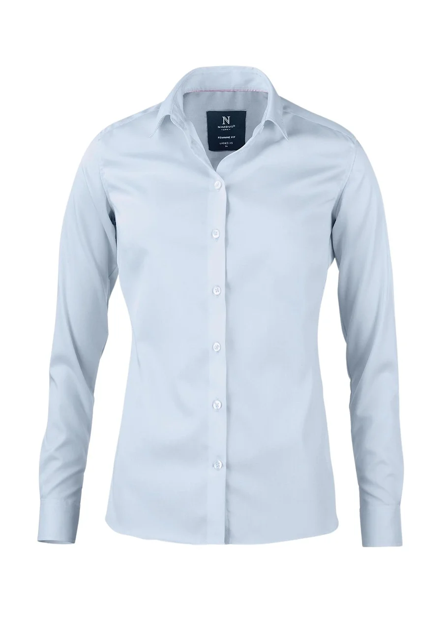 Hovedproduktbilde for Light Blue Nimbus Portland Bomull Business  Skjorte Dame