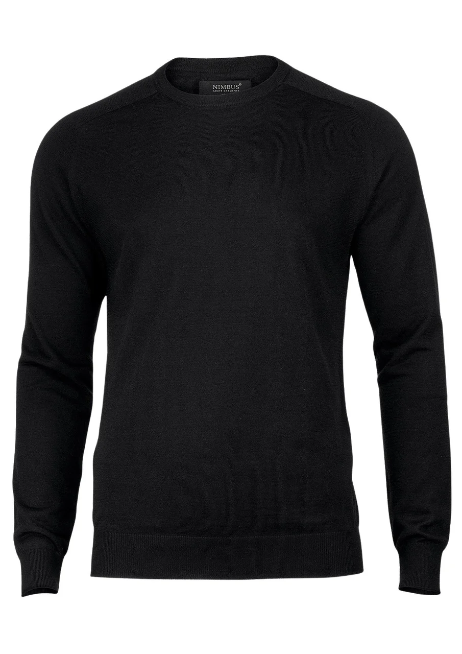 Hovedproduktbilde for Black Nimbus Richmond Merinoull Strikkegenser
