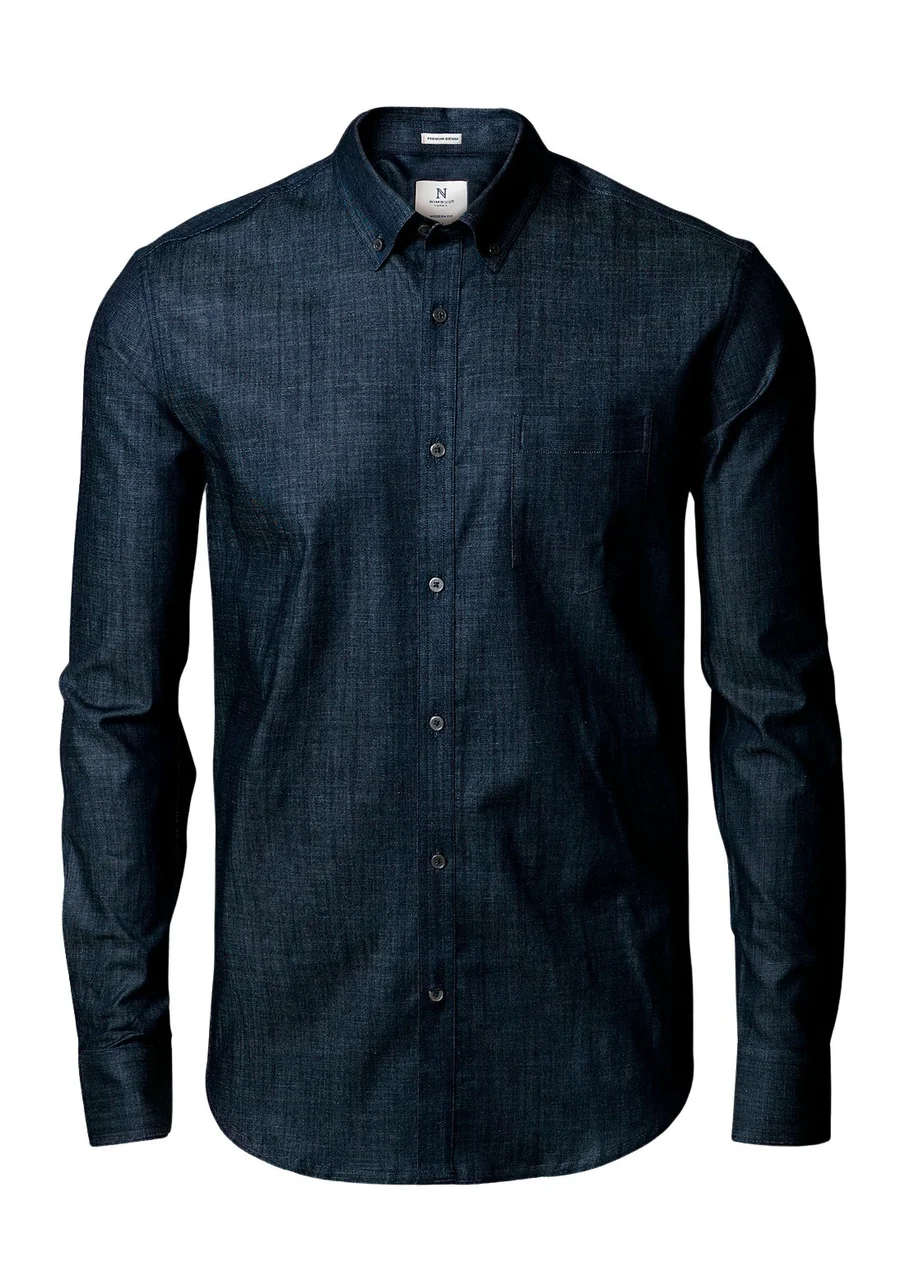 Hovedproduktbilde for Indigo Nimbus Torrance Denim Modern Fit  Skjorte