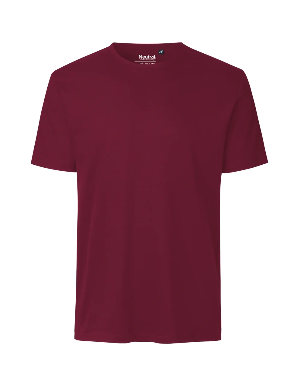 Hovedproduktbilde for Bordeaux Neutral Interlock T-skjorte