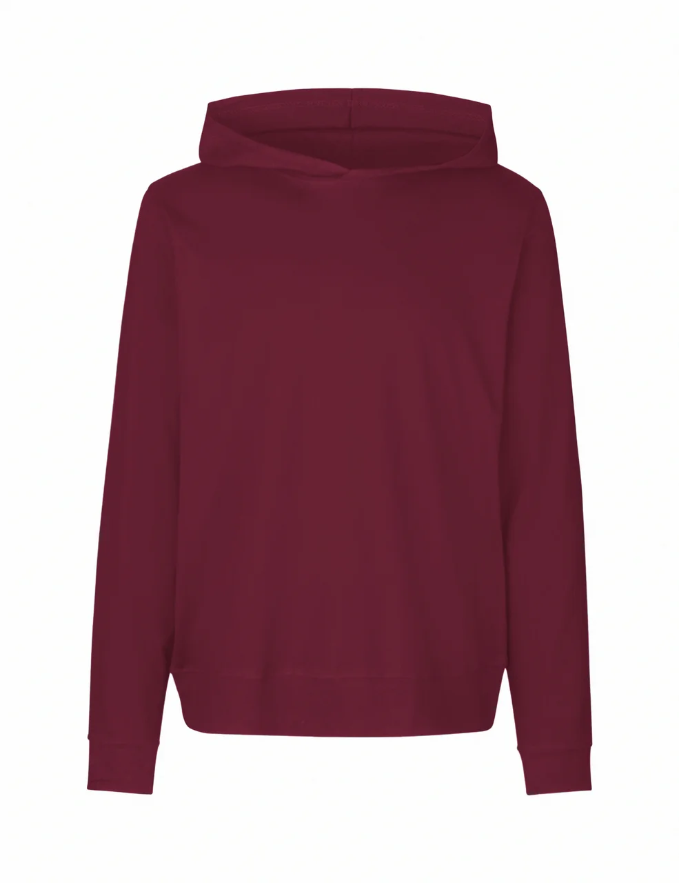 Hovedproduktbilde for Bordeaux Neutral Unisex Jersey Hettegenser