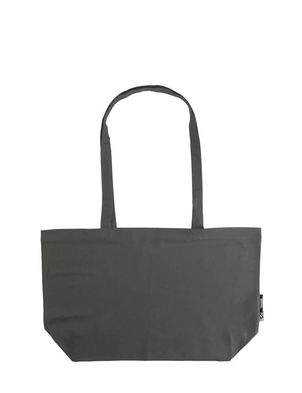 Hovedproduktbilde for Charcoal Neutral Lange Håndtak og Belg Handlenett