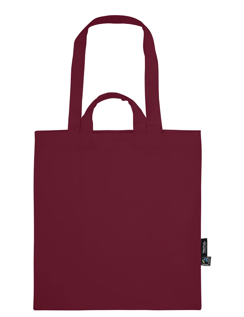 Hovedproduktbilde for Bordeaux Neutral Twill Doble Håndtak Handlenett