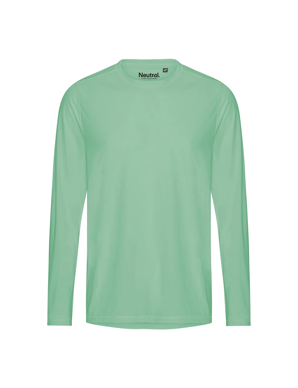 Hovedproduktbilde for Dusty Mint Neutral Resirkulert Performance Langermet T-skjorte