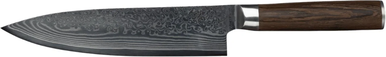 Hovedproduktbilde for 58-267-5740007827754 Gladkokken Damaskus 20 cm Kokkekniv
