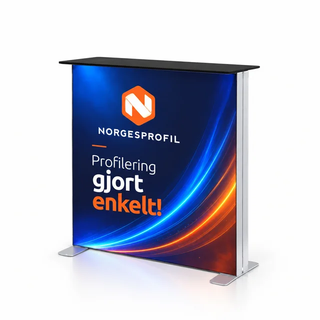 Produktbilde for Messebord lyskasse 100x100 cm
