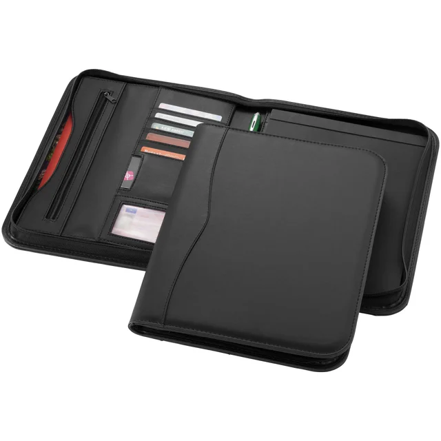 Produktbilde for Ebony A4 Dokumentmappe med Glidelås
