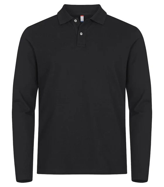 Produktbilde for Clique Stretch Premium Langermet Poloskjorte