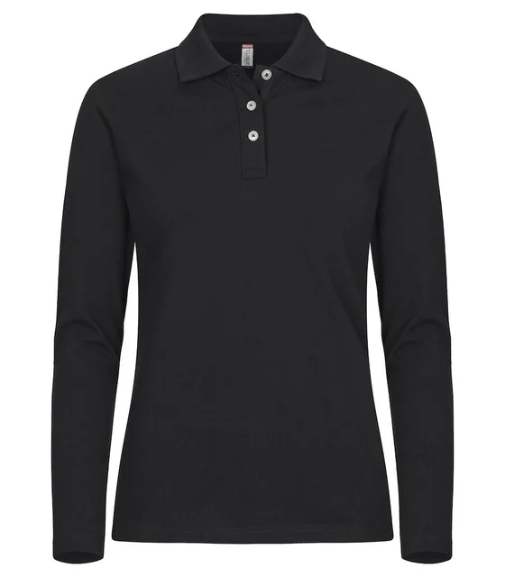 Produktbilde for Clique Stretch Premium Langermet Poloskjorte Dame