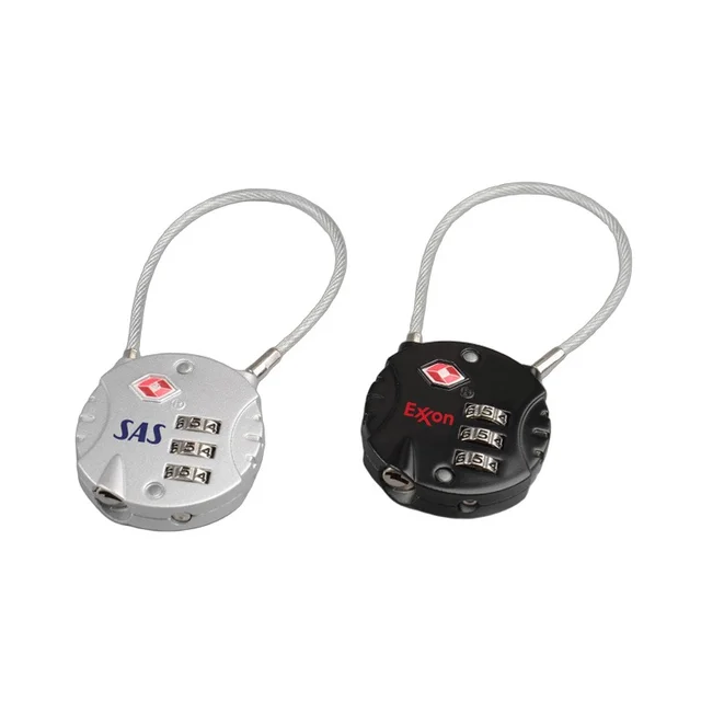 Produktbilde for Tacoma TSA Rund Kabel Bagasjelås